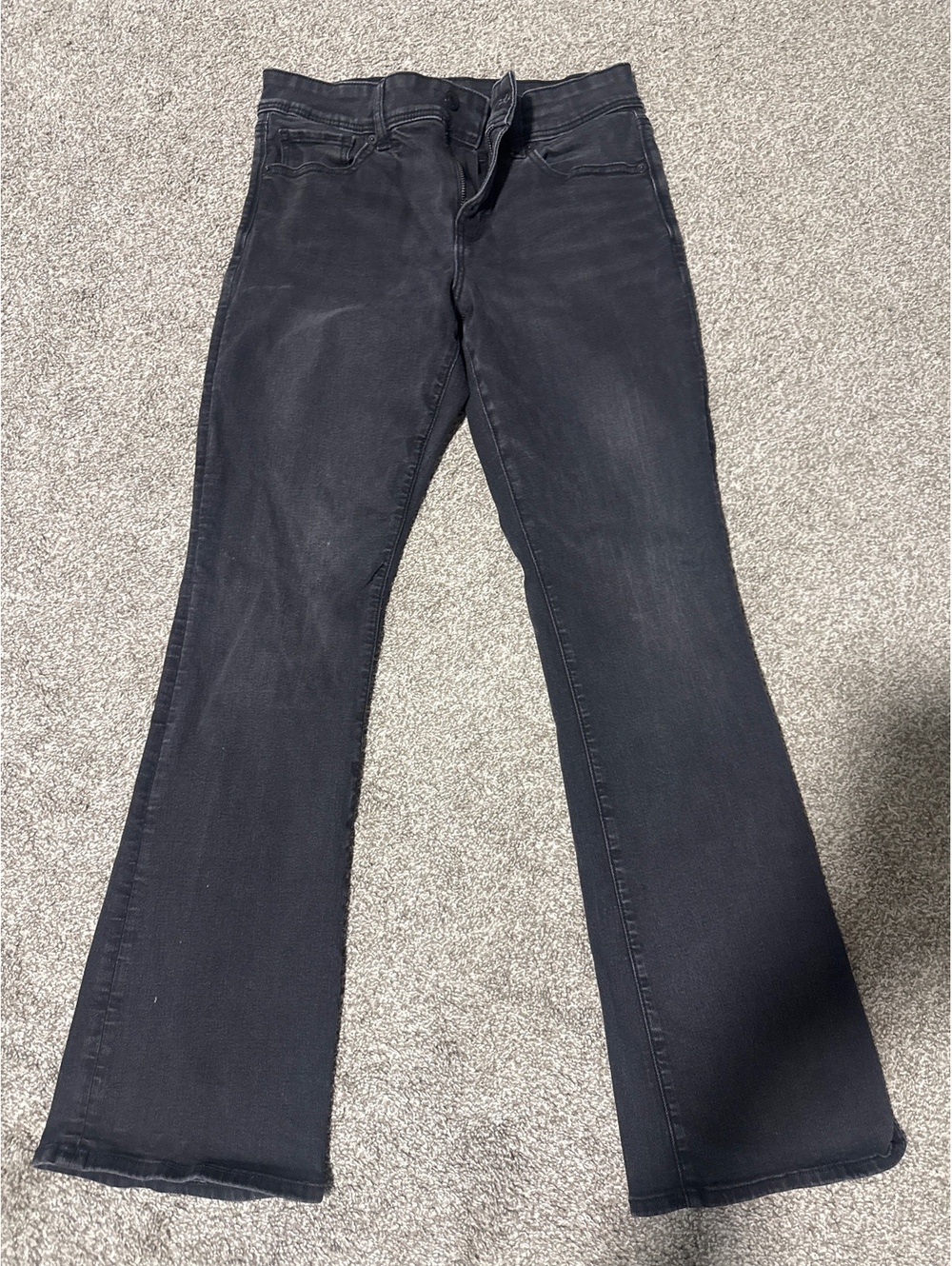 American Eagle Black Kickboot Jeans Size 8 Regular Next Level Stretch